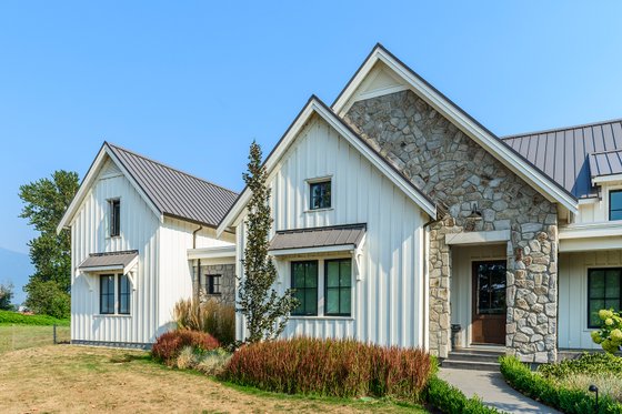 Exterior - Front Elevation 7 for Farmhouse House Plan #1114-98 - 3 bed, 3.5 bath