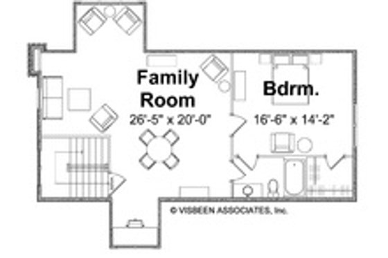 Floor Plan - Other Floor for Farmhouse House Plan #928-417 - 3 bed, 3 bath
