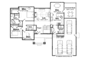 Craftsman Style House Plan - 2 Beds 2.5 Baths 1633 Sq/Ft Plan #928-159 