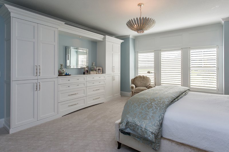 Architectural House Design - Interior - Master Bedroom 1 for Ranch House Plan #70-1467 - 3 bed, 2 bath