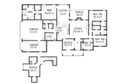 Southern Style House Plan - 4 Beds 2 Baths 2899 Sq/Ft Plan #15-134 