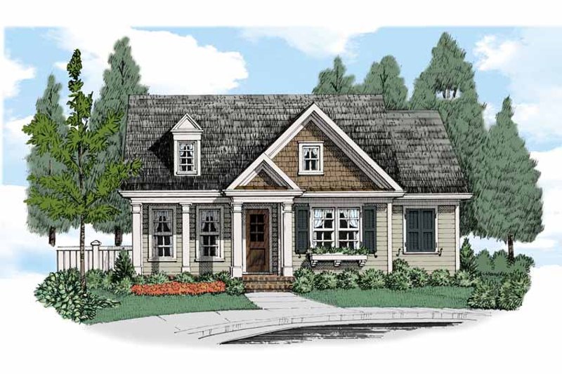 Home Plan - Exterior - Front Elevation 3 for Bungalow House Plan #927-515 - 3 bed, 2 bath
