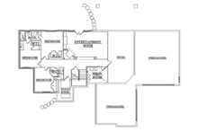 Dream House Plan - Traditional Floor Plan - Lower Floor Plan #945-106