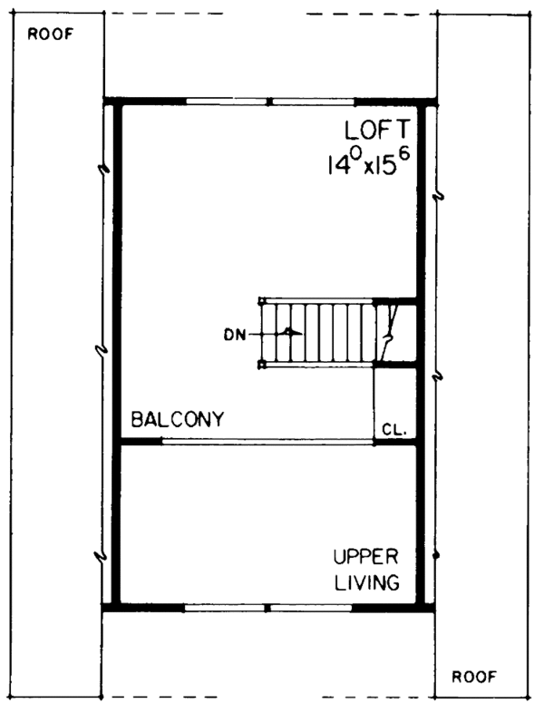 Home Plan - Floor Plan - Upper Floor Plan #72-544