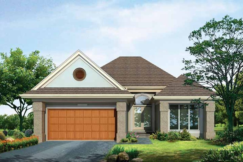 Architectural House Design - Craftsman Exterior - Front Elevation Plan #72-935