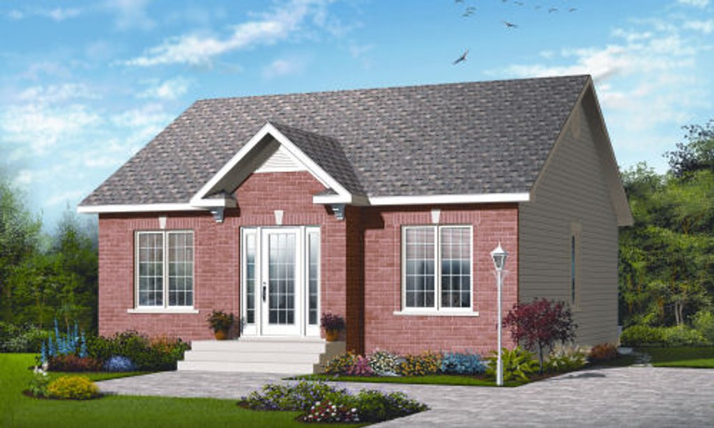 Traditional Style House Plan 2 Beds 1 Baths 888 Sq Ft Plan 23 2197 Floorplans Com