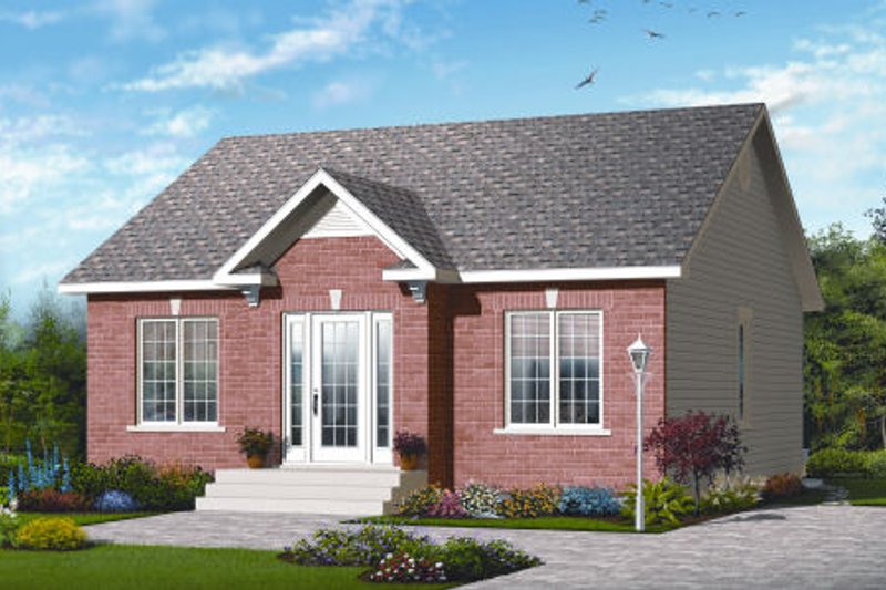 Home Plan - Traditional Exterior - Front Elevation Plan #23-2197