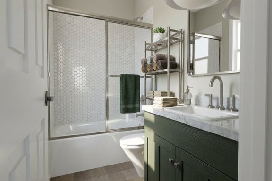 Interior - Bathroom for Farmhouse House Plan #126-265 - 3 bed, 2 bath