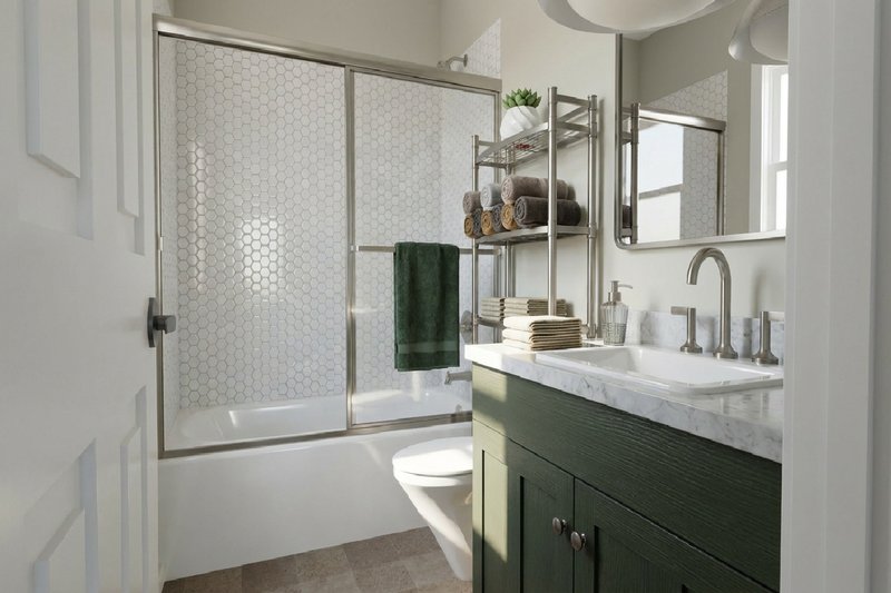 Dream House Plan - Interior - Bathroom for Farmhouse House Plan #126-265 - 3 bed, 2 bath