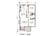 Modern Style House Plan - 3 Beds 2.5 Baths 1686 Sq/Ft Plan #79-302 
