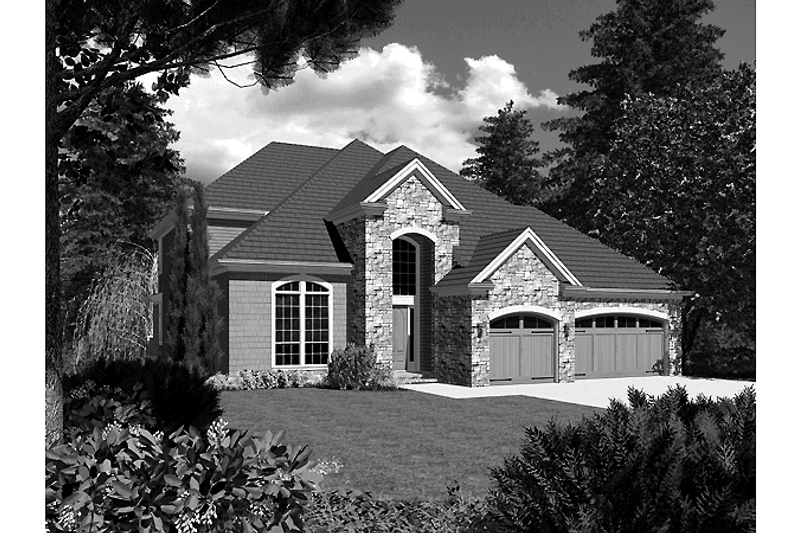 House Design - Country Exterior - Front Elevation Plan #48-841