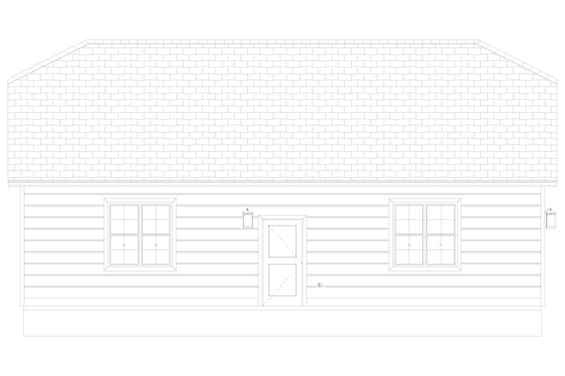Architectural House Design - Exterior - Other Elevation 1 for Traditional House Plan #1060-491, 0 bath