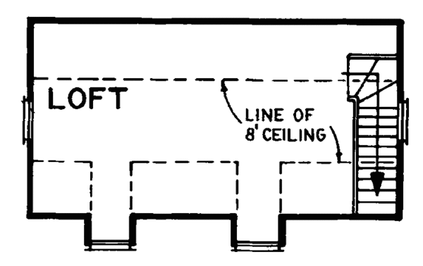 Home Plan - Floor Plan - Upper Floor Plan #47-1076