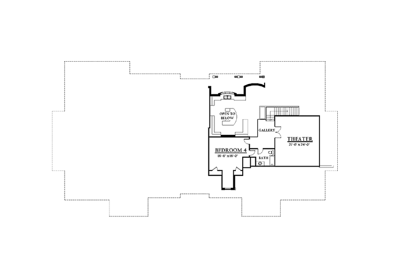 Dream House Plan - Floor Plan - Upper Floor for Country House Plan #937-26 - 4 bed, 4 bath