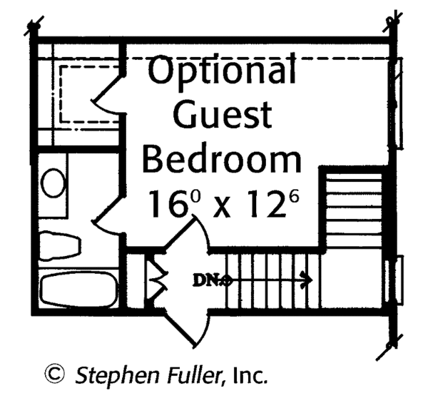 Home Plan - Country Floor Plan - Upper Floor Plan #429-433