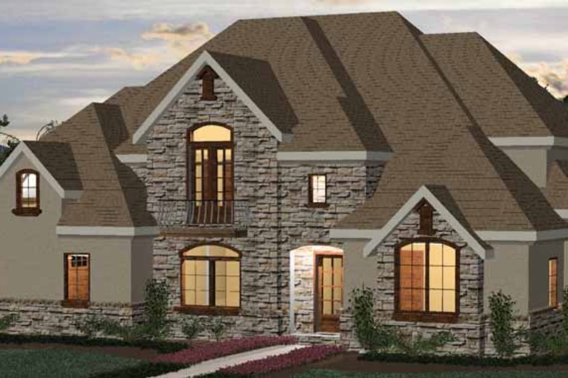 Home Plan - Country Exterior - Front Elevation Plan #937-10