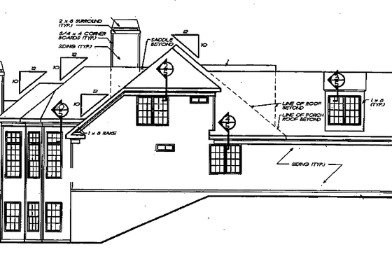 Exterior - Other Elevation for Country House Plan #927-129 - 3 bed, 2.5 bath