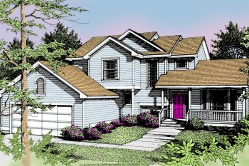 Home Plan - Traditional Exterior - Front Elevation Plan #94-217