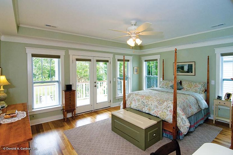 Architectural House Design - Interior - Master Bedroom for Country House Plan #929-518 - 3 bed, 2.5 bath