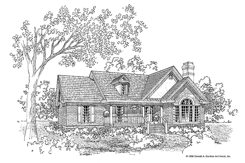 Home Plan - Ranch Exterior - Front Elevation Plan #929-388