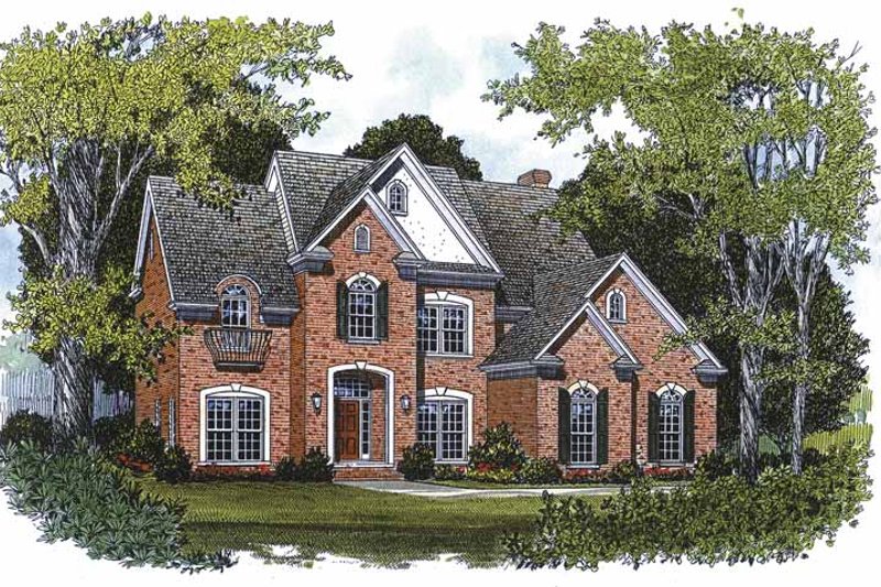 Architectural House Design - Traditional Exterior - Front Elevation Plan #453-139