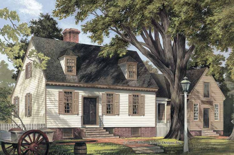 Dream House Plan - Colonial Exterior - Front Elevation Plan #137-344
