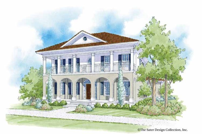 Home Plan - Southern Exterior - Front Elevation Plan #930-401