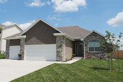 Ranch Style House Plan - 3 Beds 2 Baths 1642 Sq/Ft Plan #20-1869 