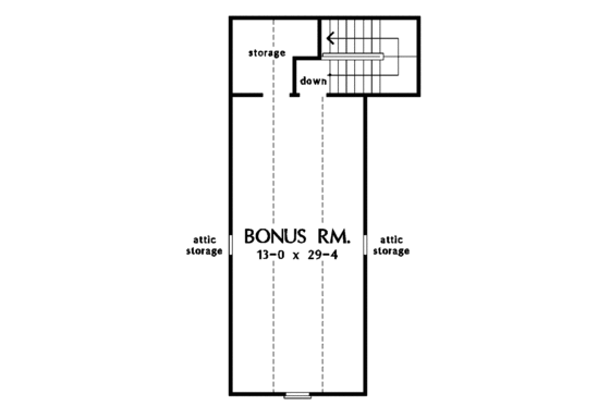 Floor Plan - Other Floor for Craftsman House Plan #929-777 - 4 bed, 3 bath