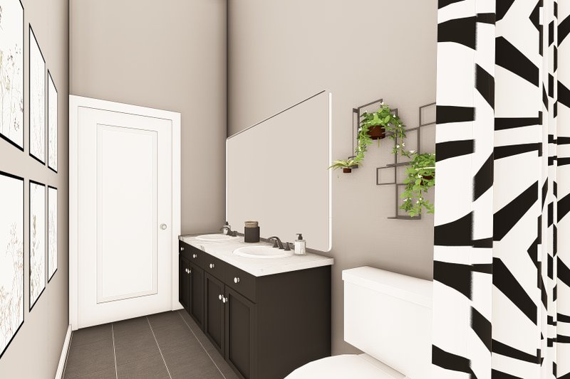 Architectural House Design - Interior - Bathroom 1 for Barndominium House Plan #1064-445 - 2 bed, 1 bath