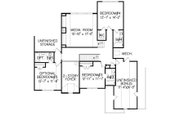 European Style House Plan - 4 Beds 4.5 Baths 3330 Sq/Ft Plan #54-421 