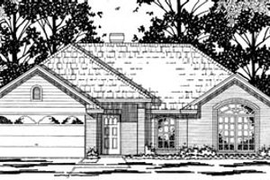 Traditional Exterior - Front Elevation Plan #42-222