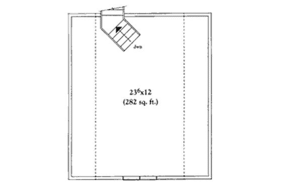 Floor Plan - Other Floor for Traditional House Plan #409-114 - 3 bed, 2 bath