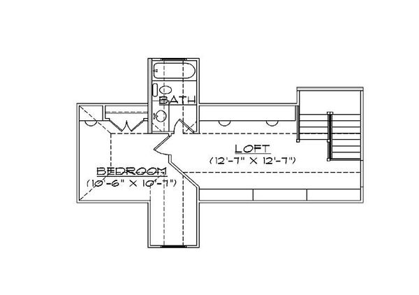 Dream House Plan - European Floor Plan - Upper Floor Plan #5-459