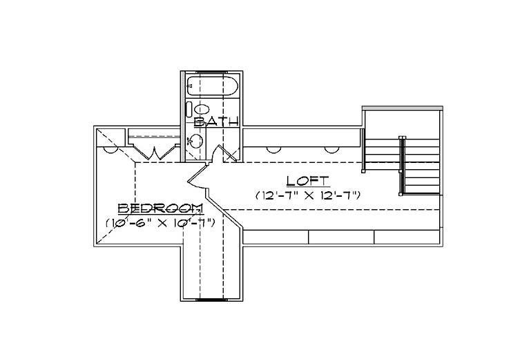 Dream House Plan - Floor Plan - Upper Floor for European House Plan #5-459 - 6 bed, 5 bath