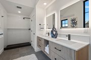 Contemporary Style House Plan - 3 Beds 2.5 Baths 2105 Sq/Ft Plan #1070-244 