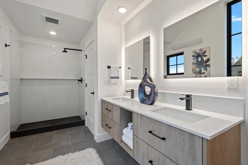Architectural House Design - Interior - Bathroom for Contemporary House Plan #1070-244 - 3 bed, 2.5 bath