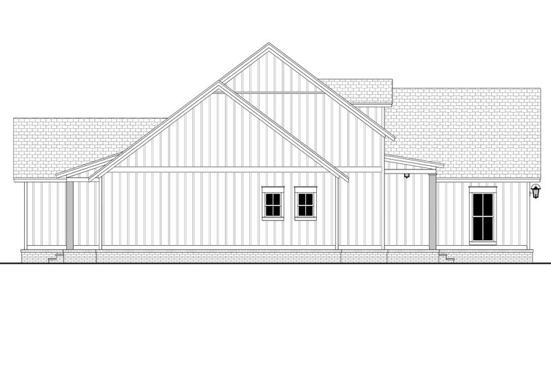 Home Plan - Exterior - Other Elevation for Farmhouse House Plan #430-250 - 3 bed, 2 bath