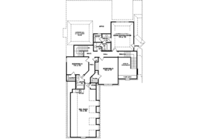 Floor Plan - Upper Floor for Traditional House Plan #81-600 - 3 bed, 4 bath