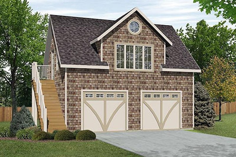 Home Plan - Country Exterior - Front Elevation Plan #22-546