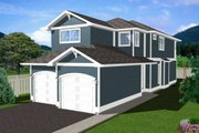 Colonial Style House Plan - 3 Beds 2.5 Baths 2695 Sq/Ft Plan #126-155 