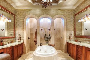 Interior - Master Bathroom for Mediterranean House Plan #930-13 - 4 bed, 4.5 bath