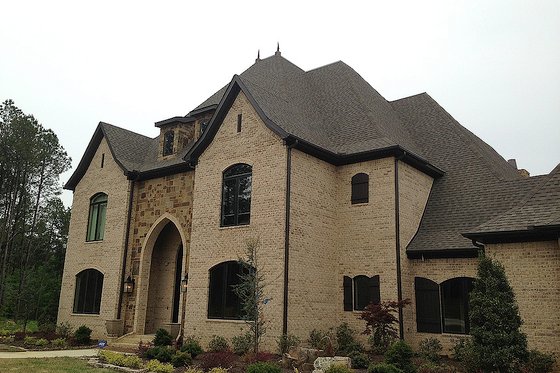 Exterior - Front Elevation 7 for European House Plan #17-2506 - 3 bed, 4.5 bath