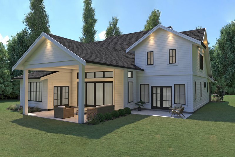 House Design - Exterior - Outdoor Living 2 for Farmhouse House Plan #1086-8 - 4 bed, 3.5 bath