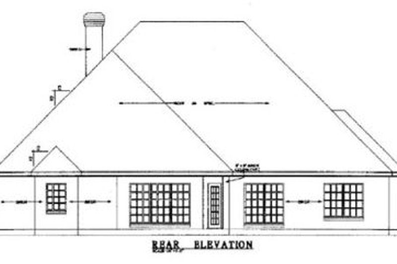 Traditional Style House Plan - 4 Beds 3 Baths 2424 Sq/Ft Plan #42-263 ...