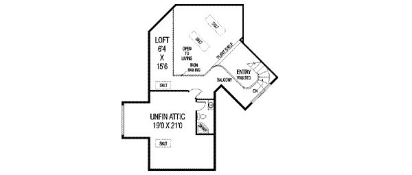 Home Plan - Traditional Floor Plan - Other Floor Plan #60-508