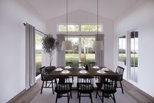 Home Plan - European Interior - Dining Room Plan #23-2794