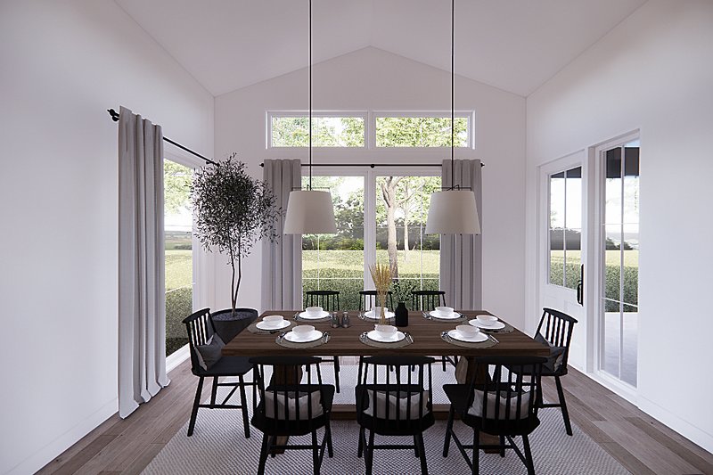 Home Plan - Interior - Dining Room for European House Plan #23-2794 - 4 bed, 2.5 bath