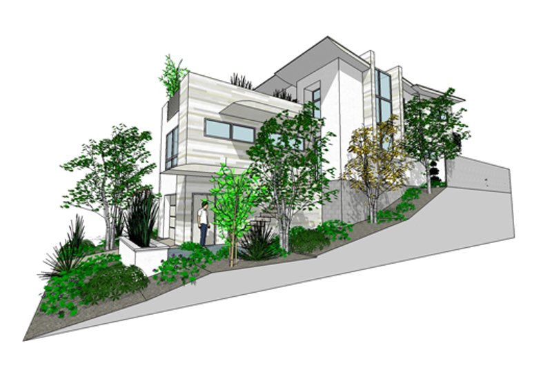 Architectural House Design - Exterior - Other Elevation for Modern House Plan #484-1 - 3 bed, 3.5 bath