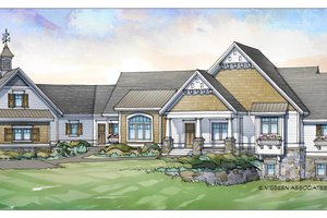 Craftsman Exterior - Front Elevation Plan #928-198